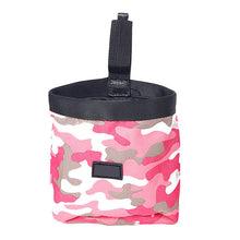 Load image into Gallery viewer, Pet Dog Walking Food Treat Snack Bag Agility Bait Training Pockets Waist Storage Hold Food Container Pouch Camouflage Green/Pink