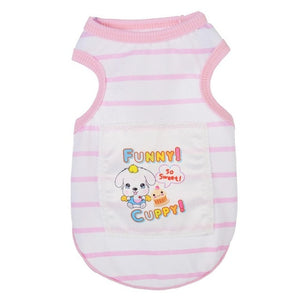 Dog Clothes Pet Apparel Puppy Vest Dog Shirt Cat Clothes